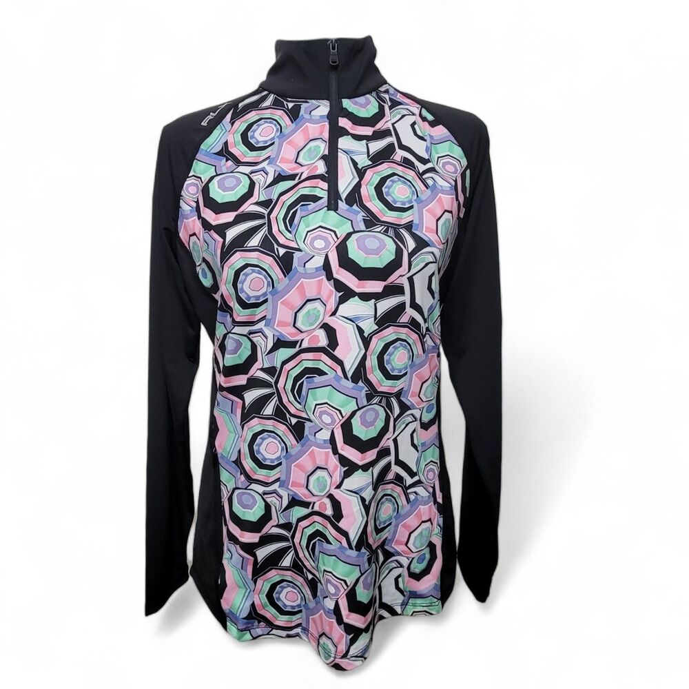 RLX Ralph Lauren Women's Golf Top Small Pullover Stretch Activewear 1/4 Zip - Picture 1 of 11